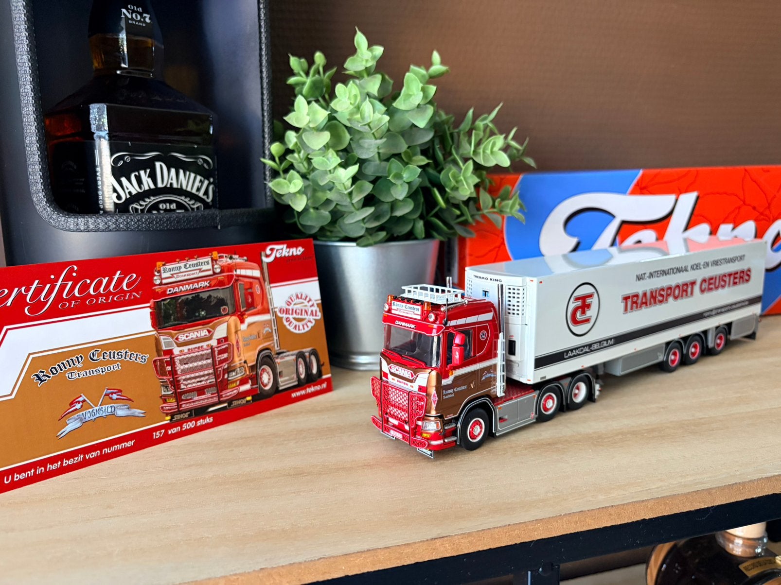 Tekno Scania Ceusters, Hobby en Vrije tijd, Modelauto's | 1:50, Ophalen of Verzenden, Nieuw, Bus of Vrachtwagen, Tekno