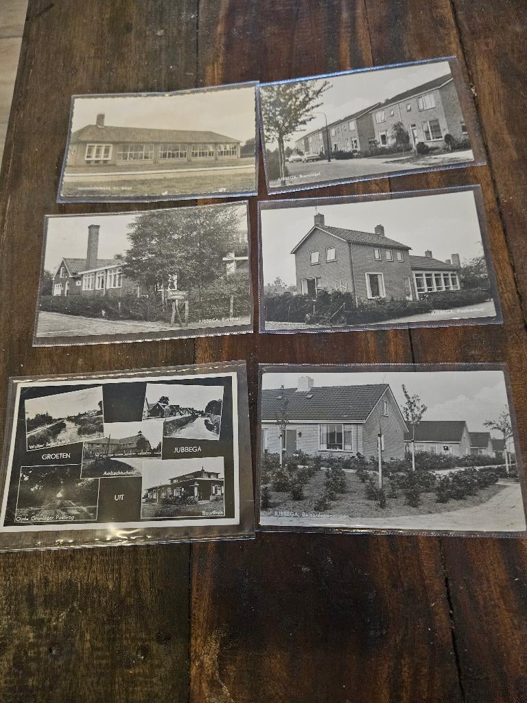 Ansichtkaarten Jubbega - Hoornsterzwaag 6x, Ophalen of Verzenden, Friesland