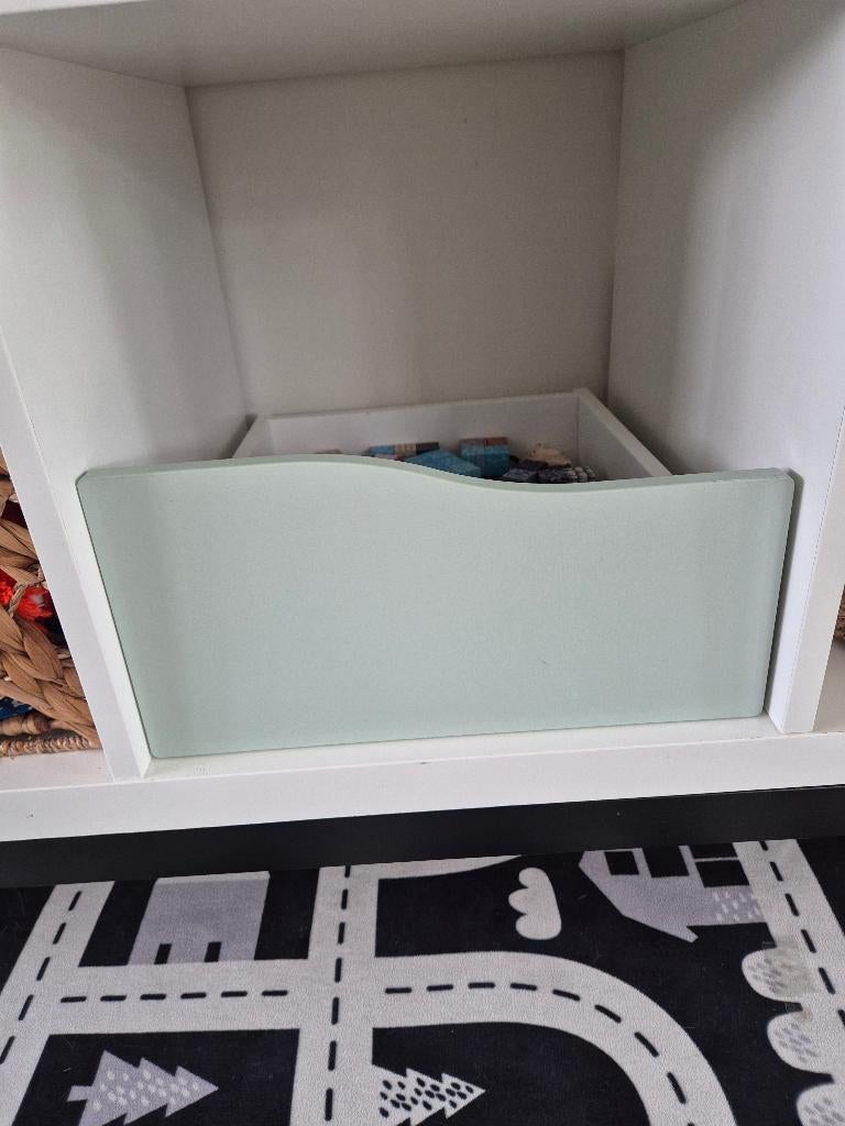 Ikea kallax - 4 lades + inzet, Ophalen, Gebruikt, 50 tot 100 cm, Minder dan 100 cm