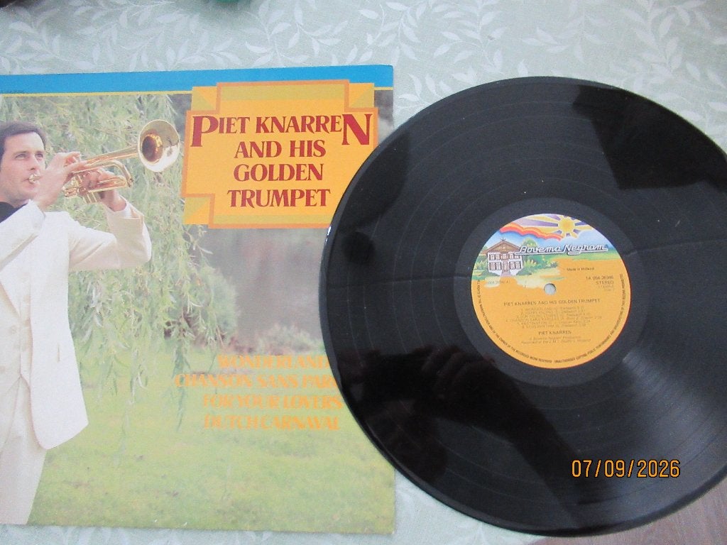 Piet Knarren   And his Golden Trumpet  ( LP ), Originele persing, Ophalen of Verzenden, Zo goed als nieuw, Levenslied of Smartlap