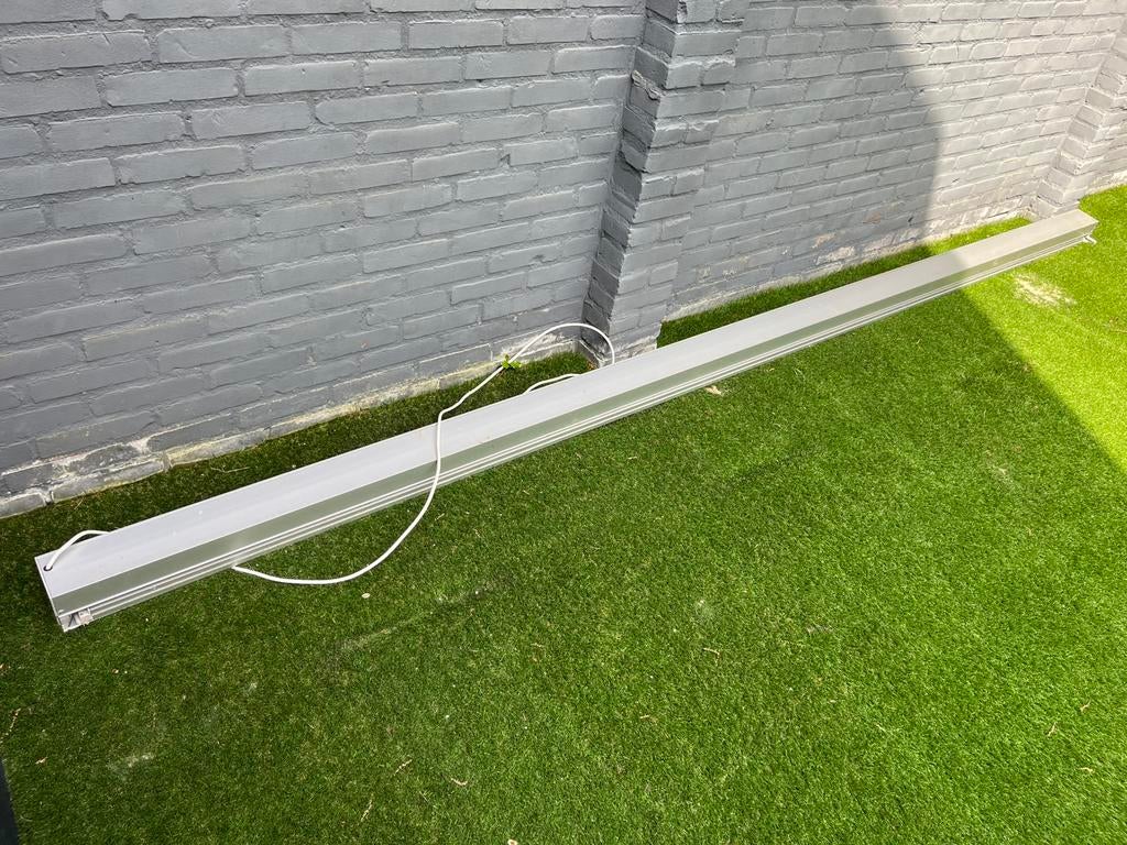 Zonnescherm ritsscreen 4 meter, Ophalen, Elektrisch, Zo goed als nieuw, 150 tot 300 cm