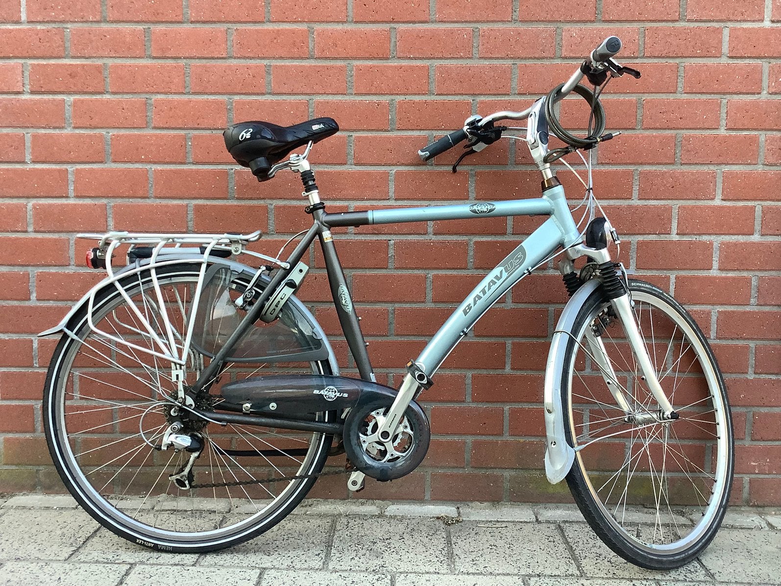 Heren Batavus fiets, Fietsen en Brommers, Ophalen, 28 inch, Gebruikt, Vering