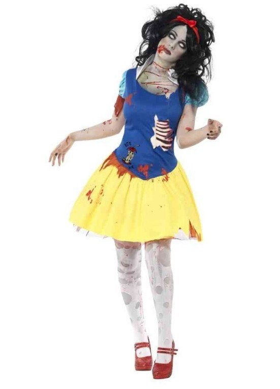 Zombie Sneeuwwitje mt XS, Kleding | Dames, Nieuw, Ophalen of Verzenden, Halloween, Kleding