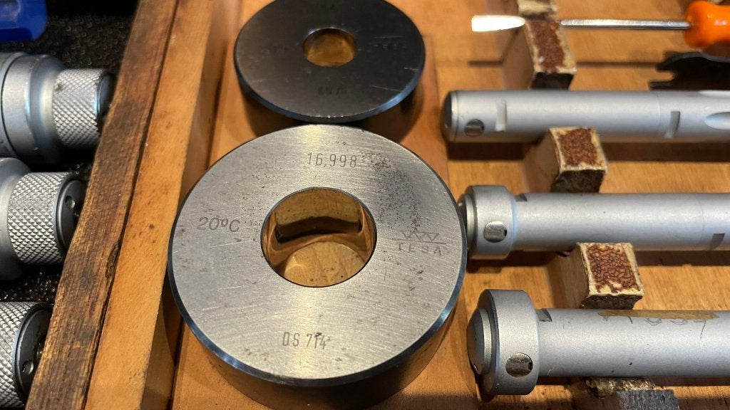 Tesa 3 punts binnen schroefmaten micrometer set 11-20mm, Doe-het-zelf en Verbouw, Draaibanken, -, -, Nieuw, Ophalen of Verzenden
