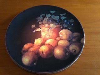 GIEN, prachtig groot bord (30 cm) uit de serie Cueillette, Ophalen of Verzenden, Zo goed als nieuw, Bord(en), Overige stijlen