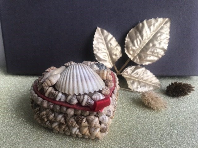 Vintage schelpendoosjes, Ophalen of Verzenden, Gebruikt