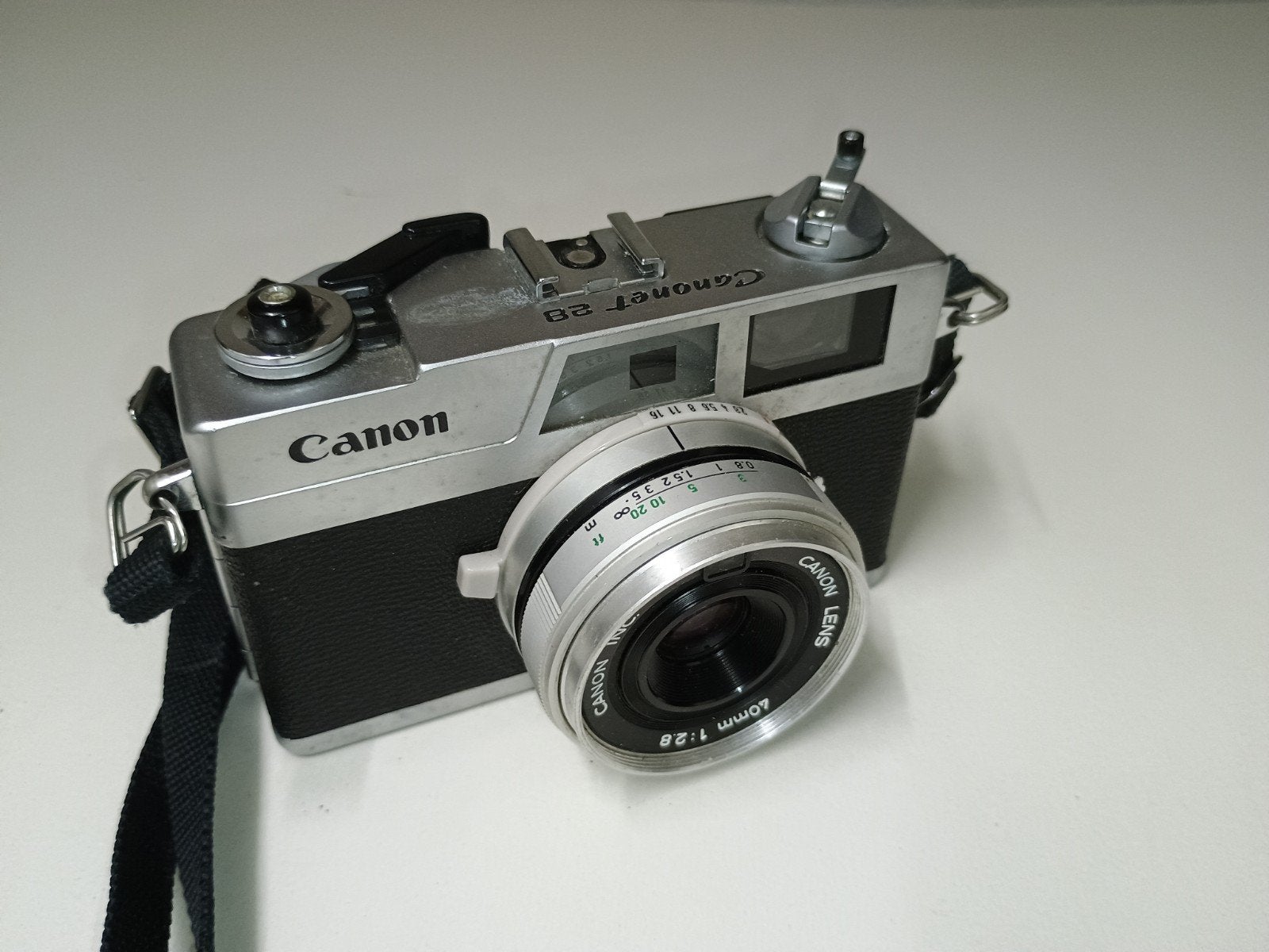 Canon Canonet QL19 - Prachtige camera met befaamde lens, Audio, Tv en Foto, Fotocamera's Analoog, Ophalen, Zo goed als nieuw, Compact