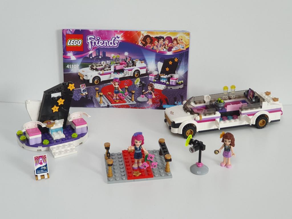 Lego Friends 41107 Popster Livi's limousine en Olivia., Ophalen, Lego, Compleet, Zo goed als nieuw