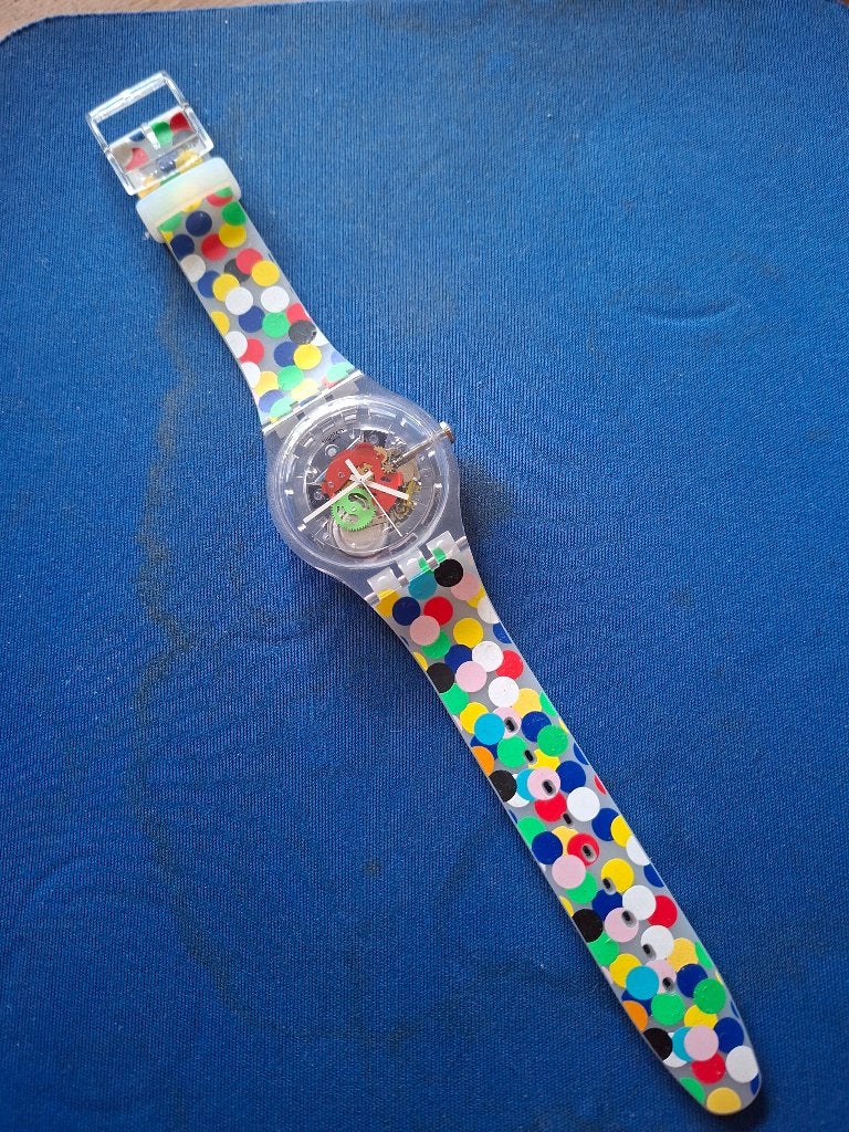 Design  dameshorloge, Overige materialen, Polshorloge, Swatch, Kunststof