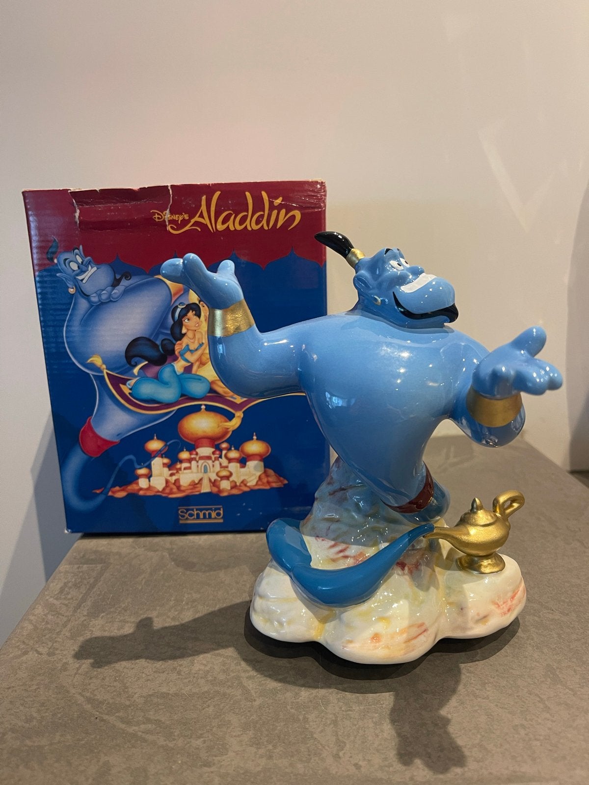 Vintage uit 1993 Aladdin Muziekdoos Schmid, Ophalen of Verzenden, Zo goed als nieuw