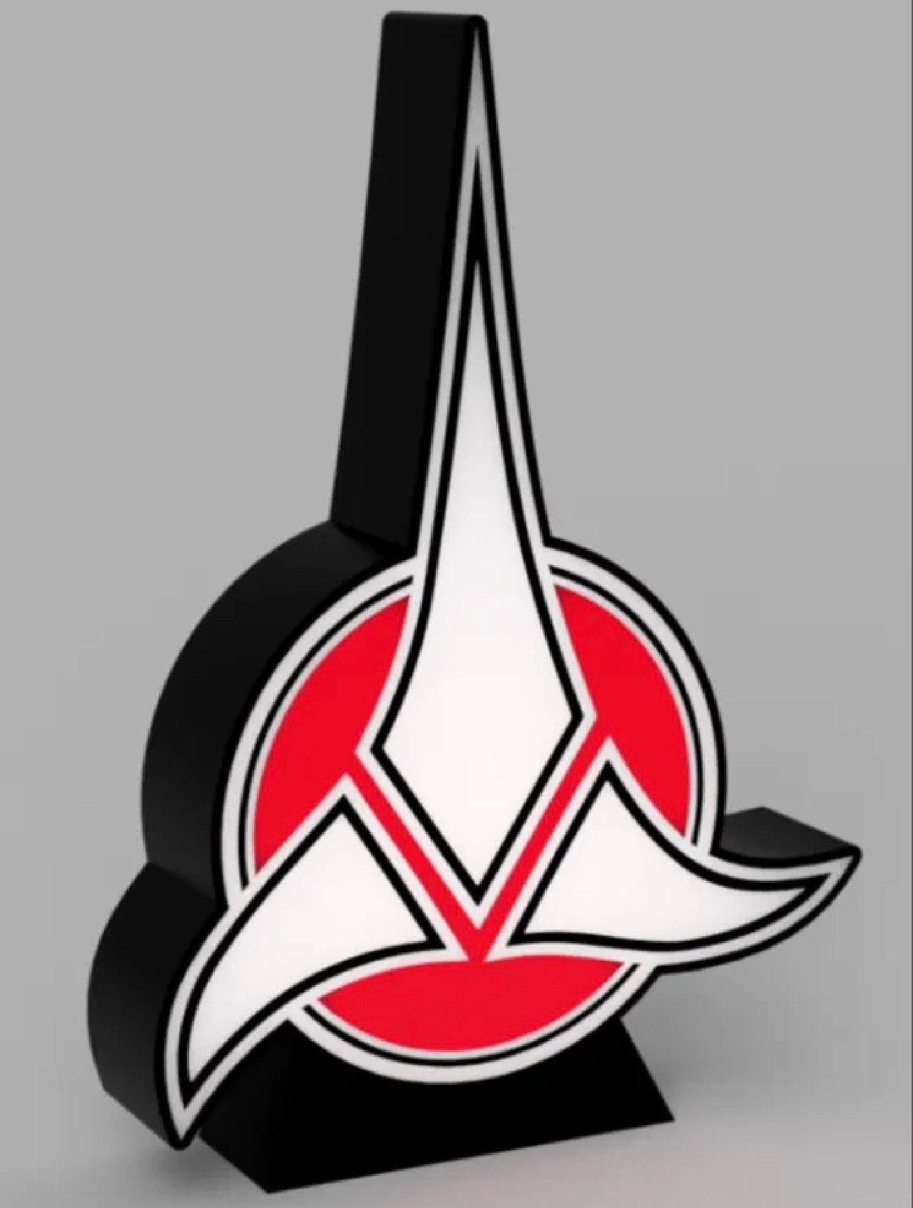 Klingon Empire Ledlamp 30 x 24 cm, Verzamelen, Merken en Reclamevoorwerpen, Verzenden, Nieuw, Lichtbak of (neon) lamp