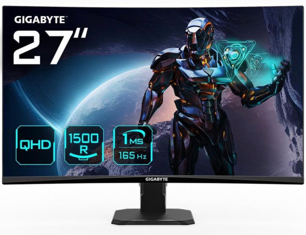 Gigabyte 27 inch QHD 165 Hz Gaming monitor, Computers en Software, Monitoren, VA, Zo goed als nieuw, 1 tot 2 ms, HDMI