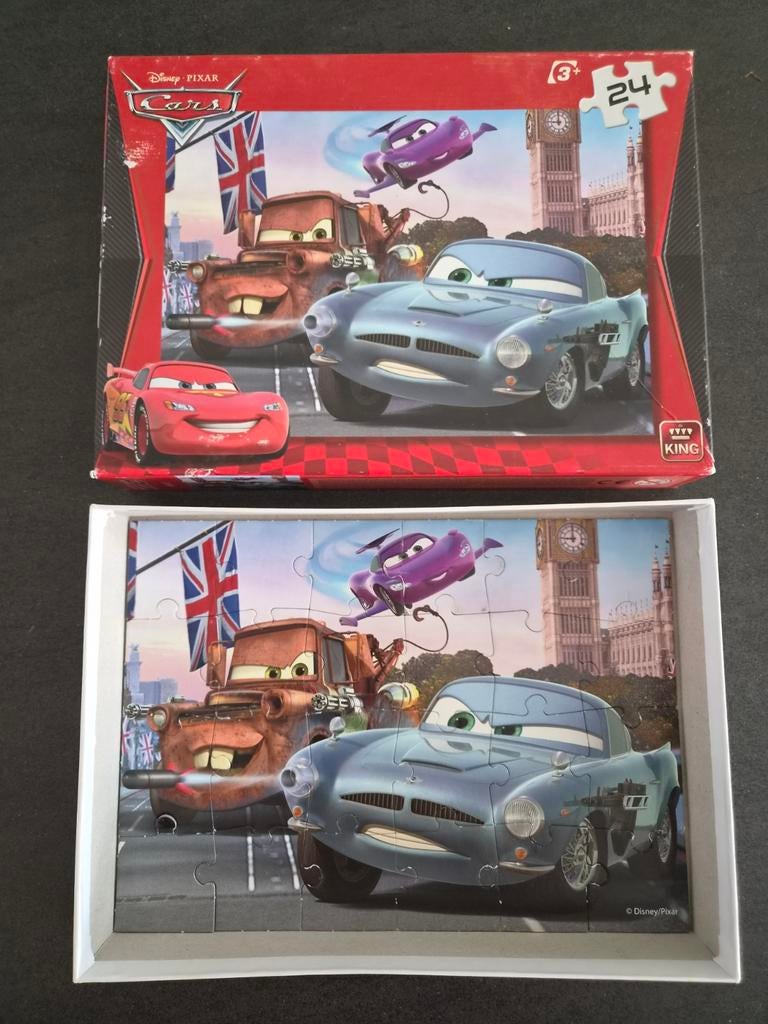 Disney Pixar Cars Puzzel 24 stukjes - Londen, Ophalen of Verzenden, 10 tot 50 stukjes, Zo goed als nieuw, 2 tot 4 jaar