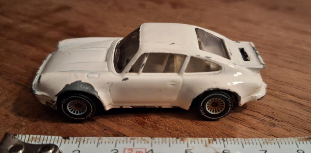 Siku modelauto 1059 Porsche Carrera Turbo wit 1:55, Hobby en Vrije tijd, Modelauto's | 1:50, Gebruikt, Auto, SIKU, Ophalen of Verzenden