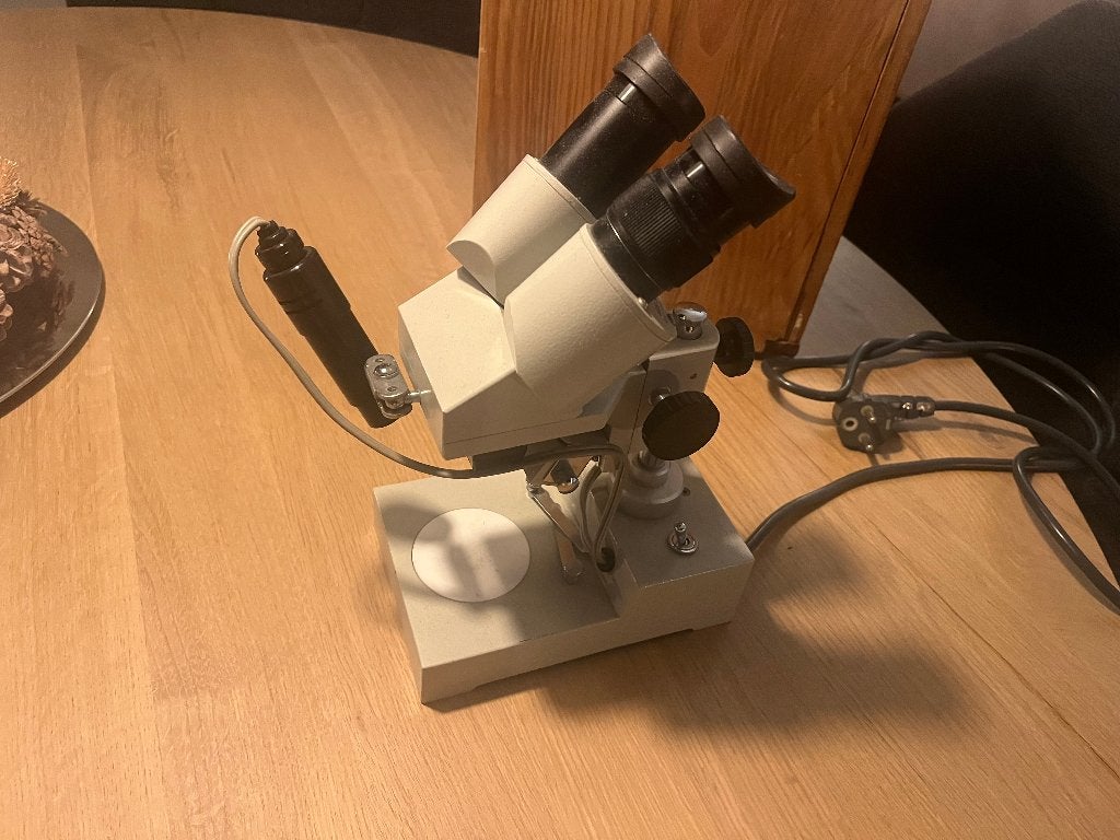 Twee microscopen in houten kisten, Ophalen, Gebruikt, Minder dan 400x
