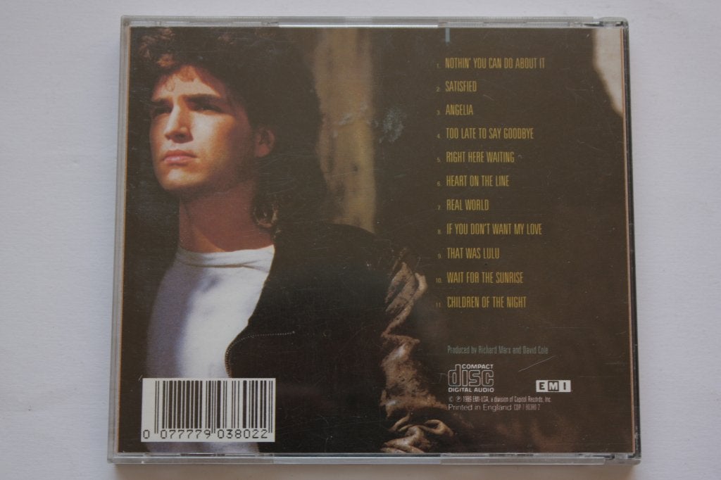 Originele cd Richard Marx–Repeat Offender krasvrij 11 nummer, Ophalen of Verzenden, 1990 - 1999, Zo goed als nieuw