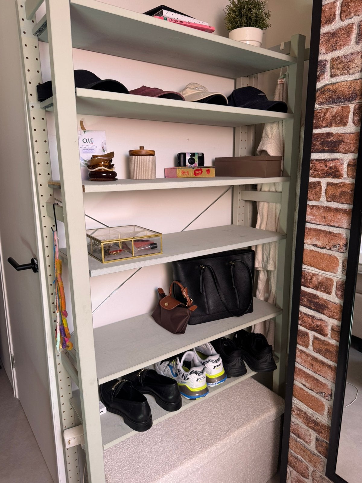 Ikea Yvar stellingkast, Ophalen, Gebruikt