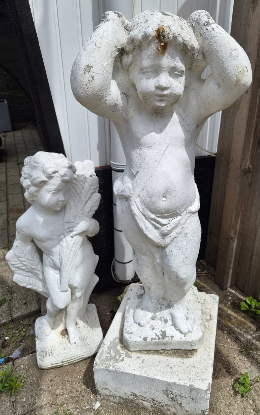 2 tuin beelden., Ophalen of Verzenden, Kunststof