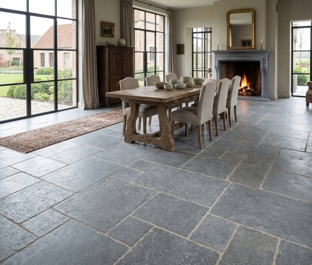 AANBIEDING! Bourgondische Dallen tegels Raw Chateau, Huis en Inrichting, Ophalen of Verzenden, Nieuw, 75 m² of meer, Overige typen