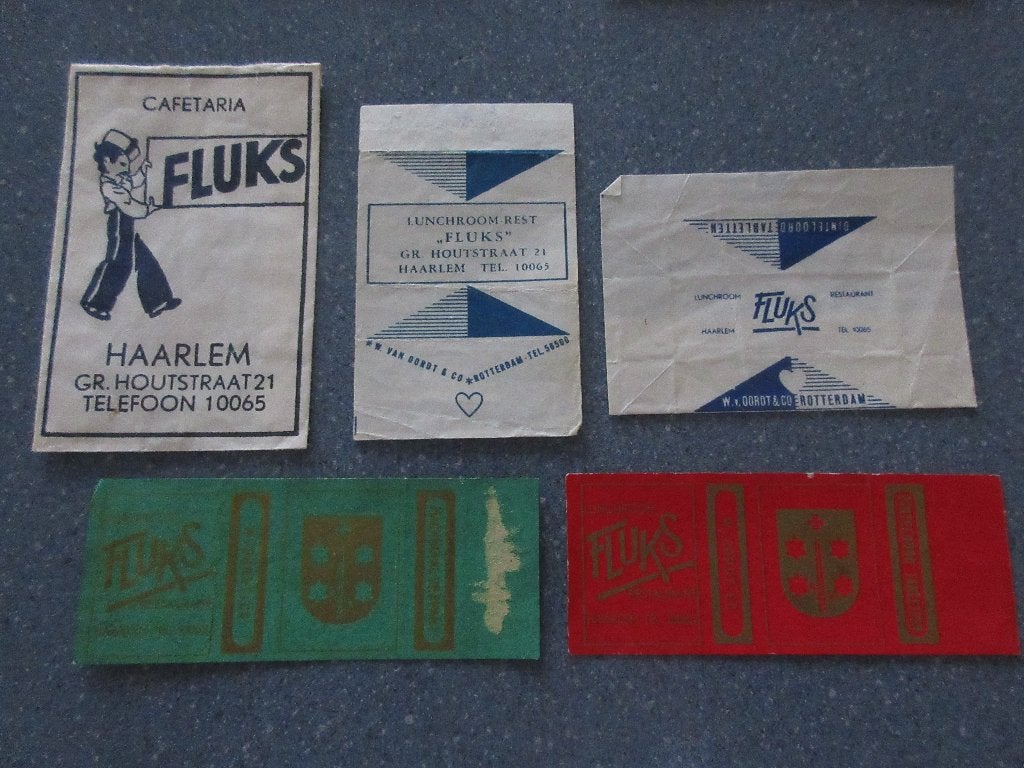 5 x Haarlem, cafetaria Fluks, Verzenden, Nederland