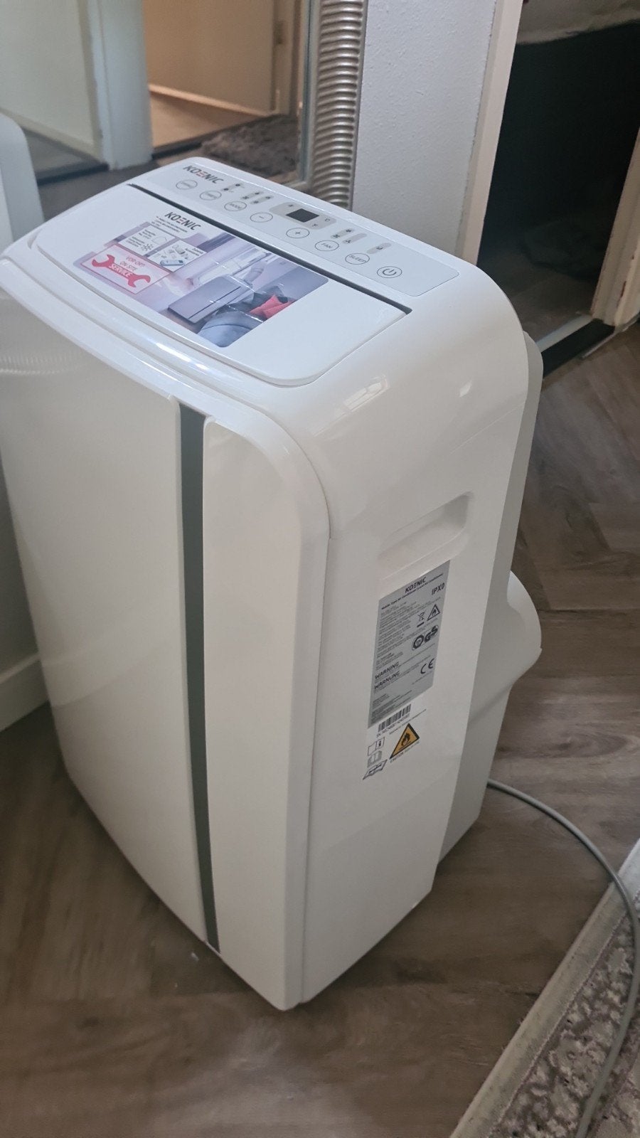koenic 12000 airco, Witgoed en Apparatuur, Airco's, Ophalen, Zo goed als nieuw, Mobiele airco, 3 snelheden of meer