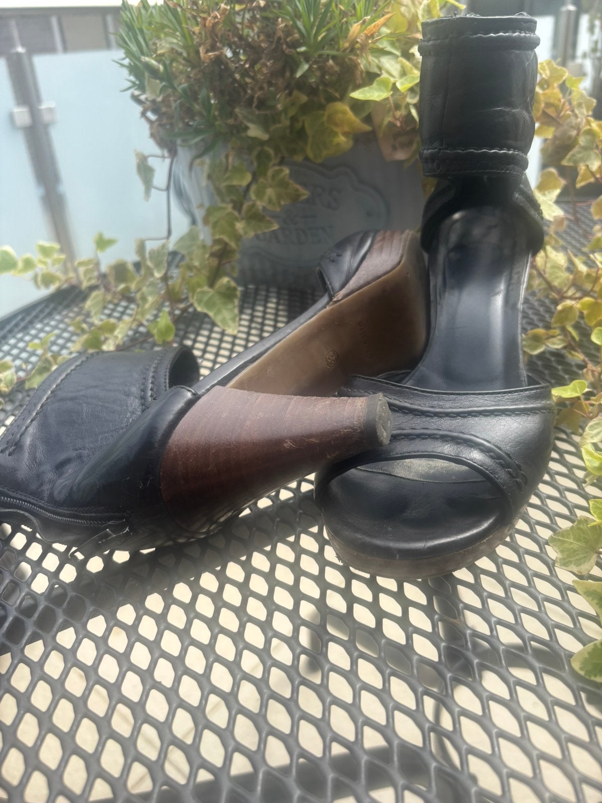Peeptoe schoenen Manfield, Ophalen of Verzenden, Zo goed als nieuw, Pumps