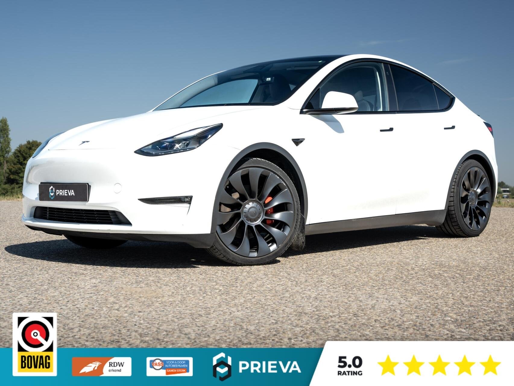 Tesla Model Y Performance AWD | 4WD | Panoramadak | ACC, Auto's, Automaat, 514 km, Gebruikt, 82 kWh