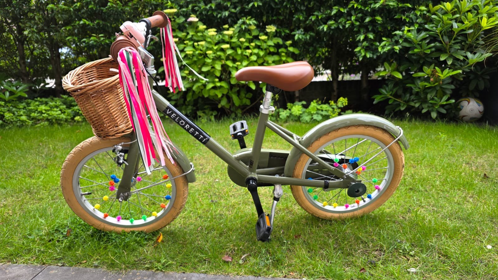 Kinderfiets Veloretti Maxi 16inch, Ophalen, Terugtraprem, 16 inch, Handrem