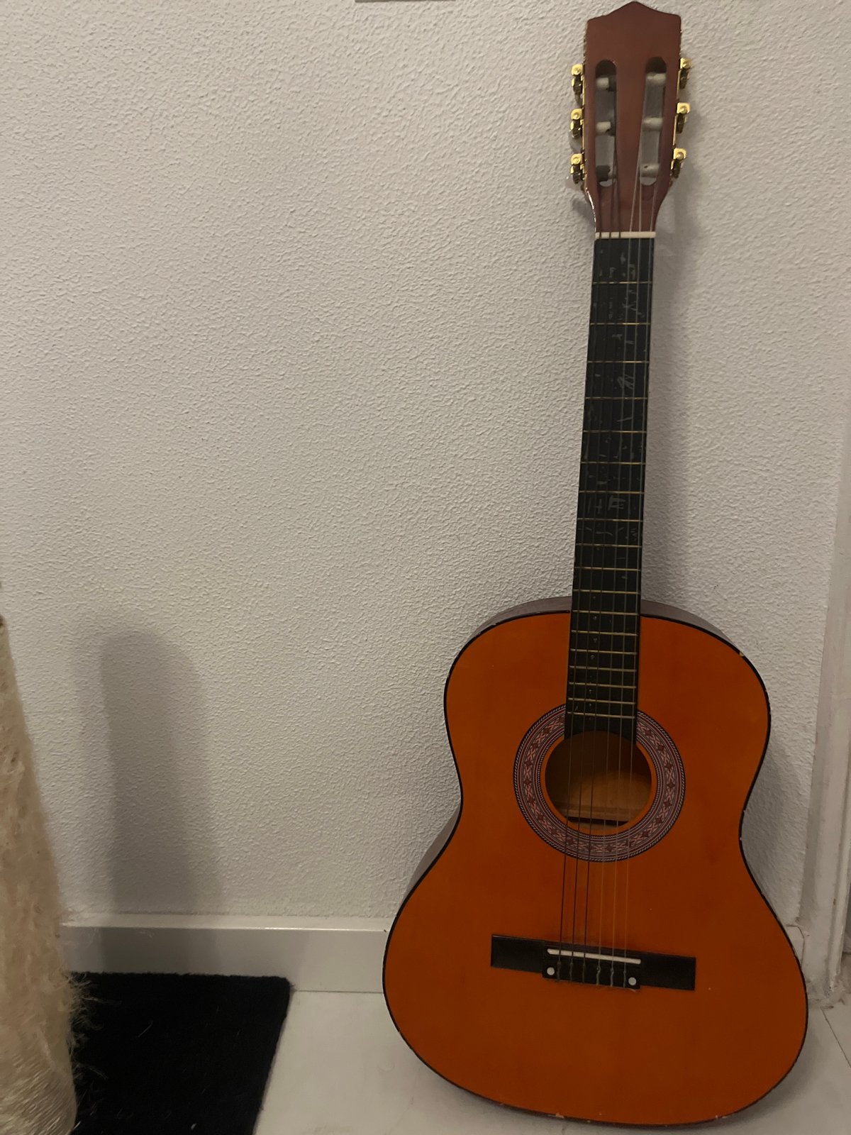 basic spaanse gitaar geen merk volgensmij, Ophalen, Gebruikt, Klassieke of Spaanse gitaar