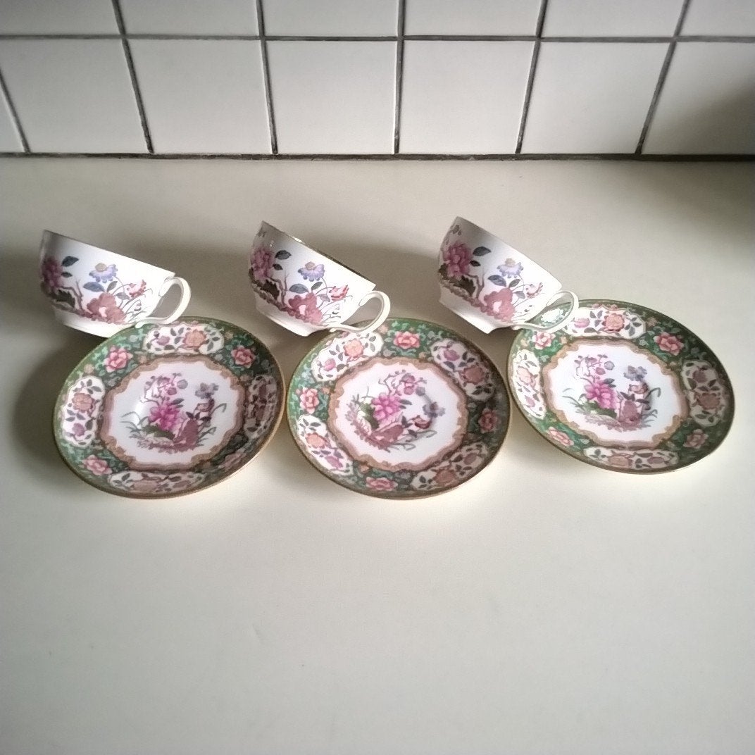 3 antieke Royal Doulton kop en schotels, Ophalen of Verzenden