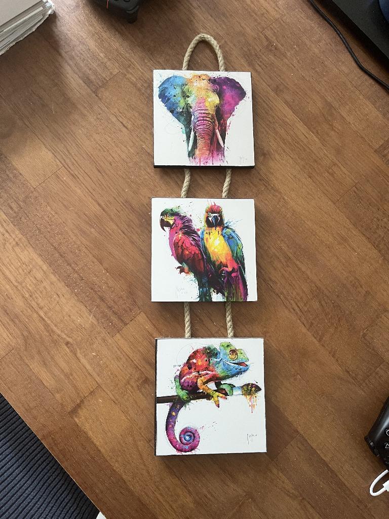 3 panelen Patrice Murciano, Antiek en Kunst, Kunst | Schilderijen | Modern, Ophalen