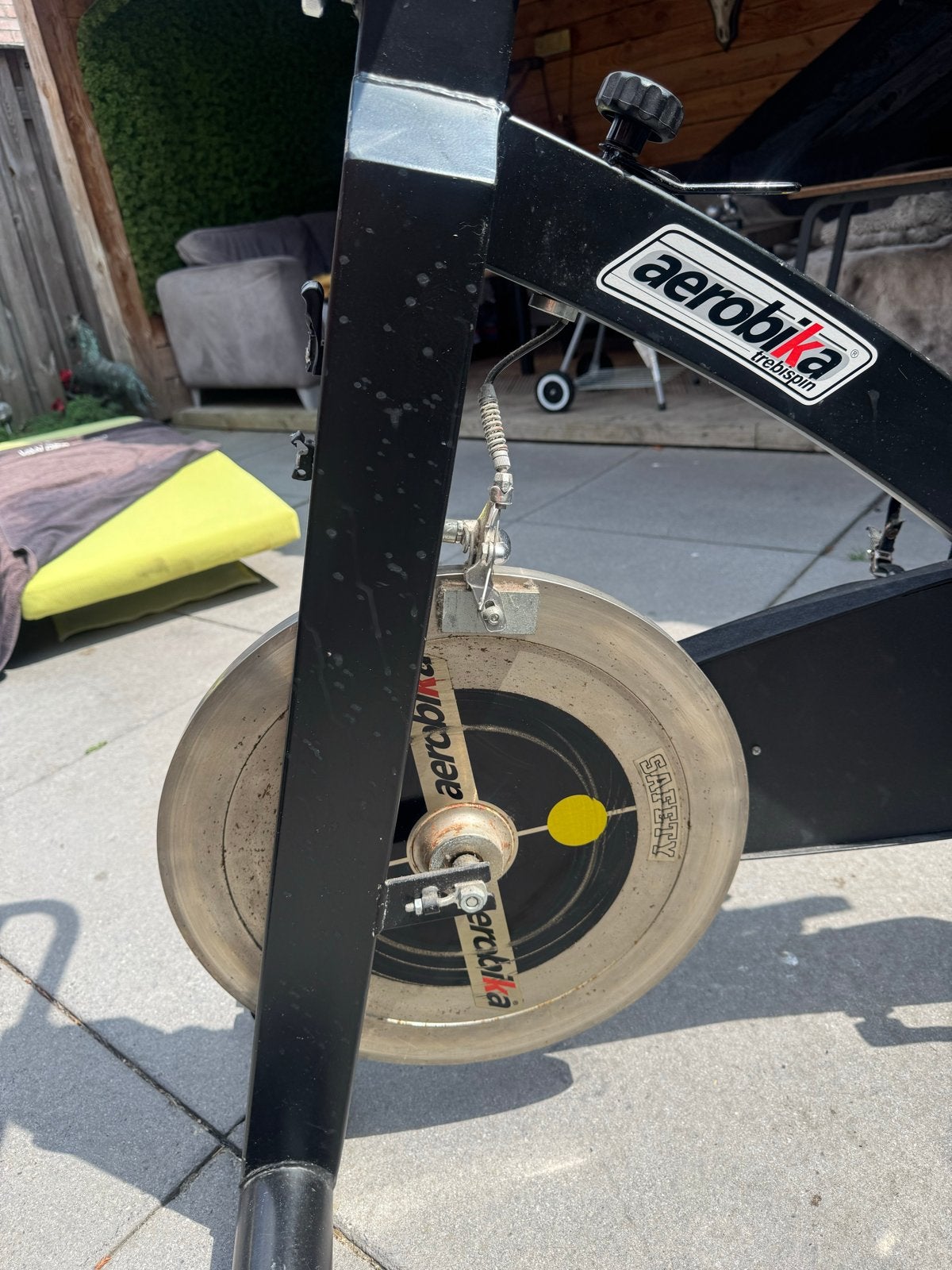 Aerobika Spinningfiets - Sportschool Kwaliteit, Ophalen, Gebruikt, Spinningfiets, Metaal