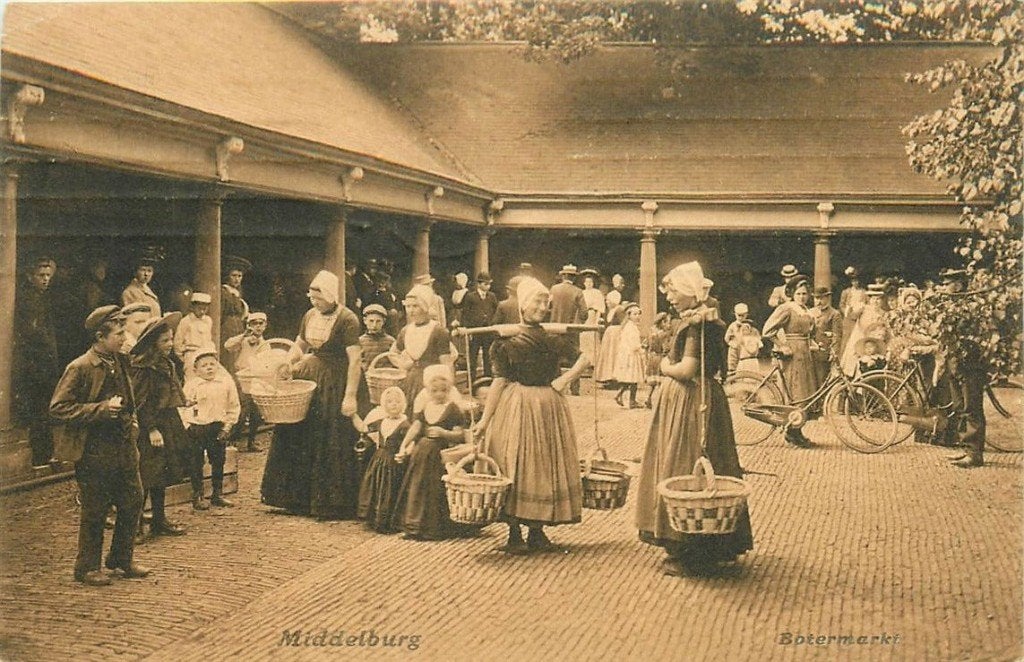 701-120-011 Middelburg Botermarkt, Verzenden, Voor 1920, Zeeland