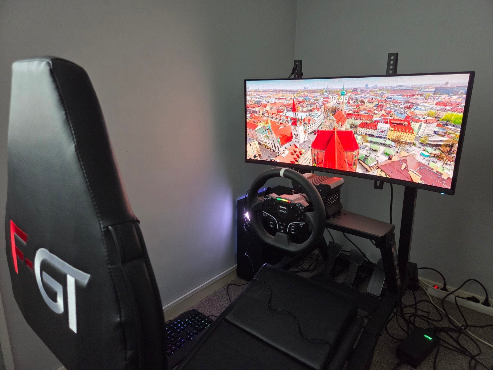 Complete High-End Sim Racing Setup met Gaming PC, Ophalen, Online, 1 speler, Racen en Vliegen