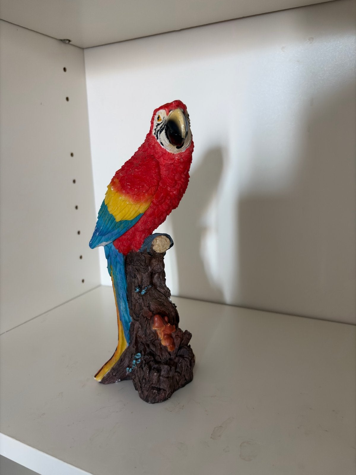 Kleurrijke papegaai decoratiebeeldje, Ophalen, Zo goed als nieuw