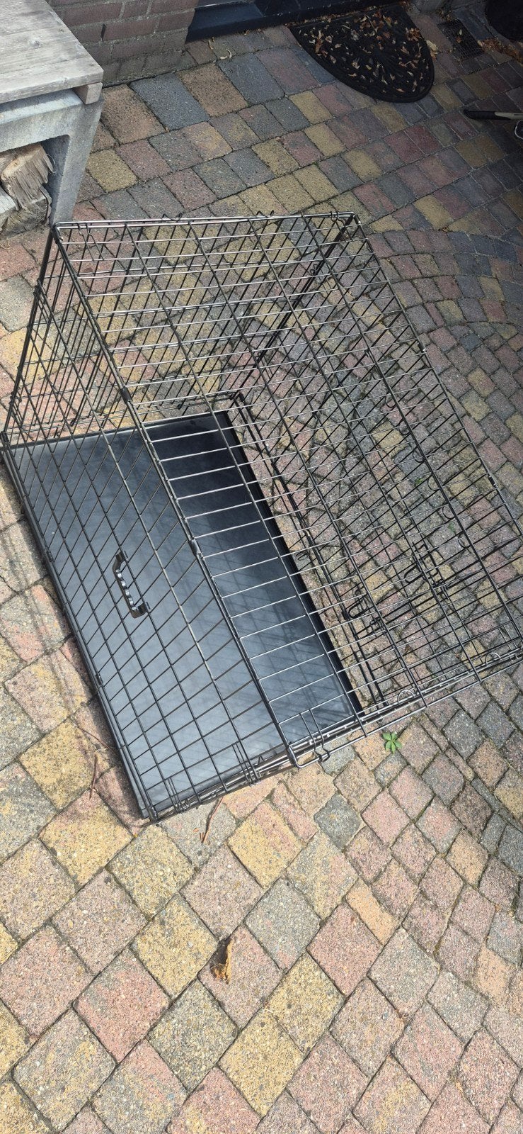 honden bench zwart, Ophalen, Gebruikt