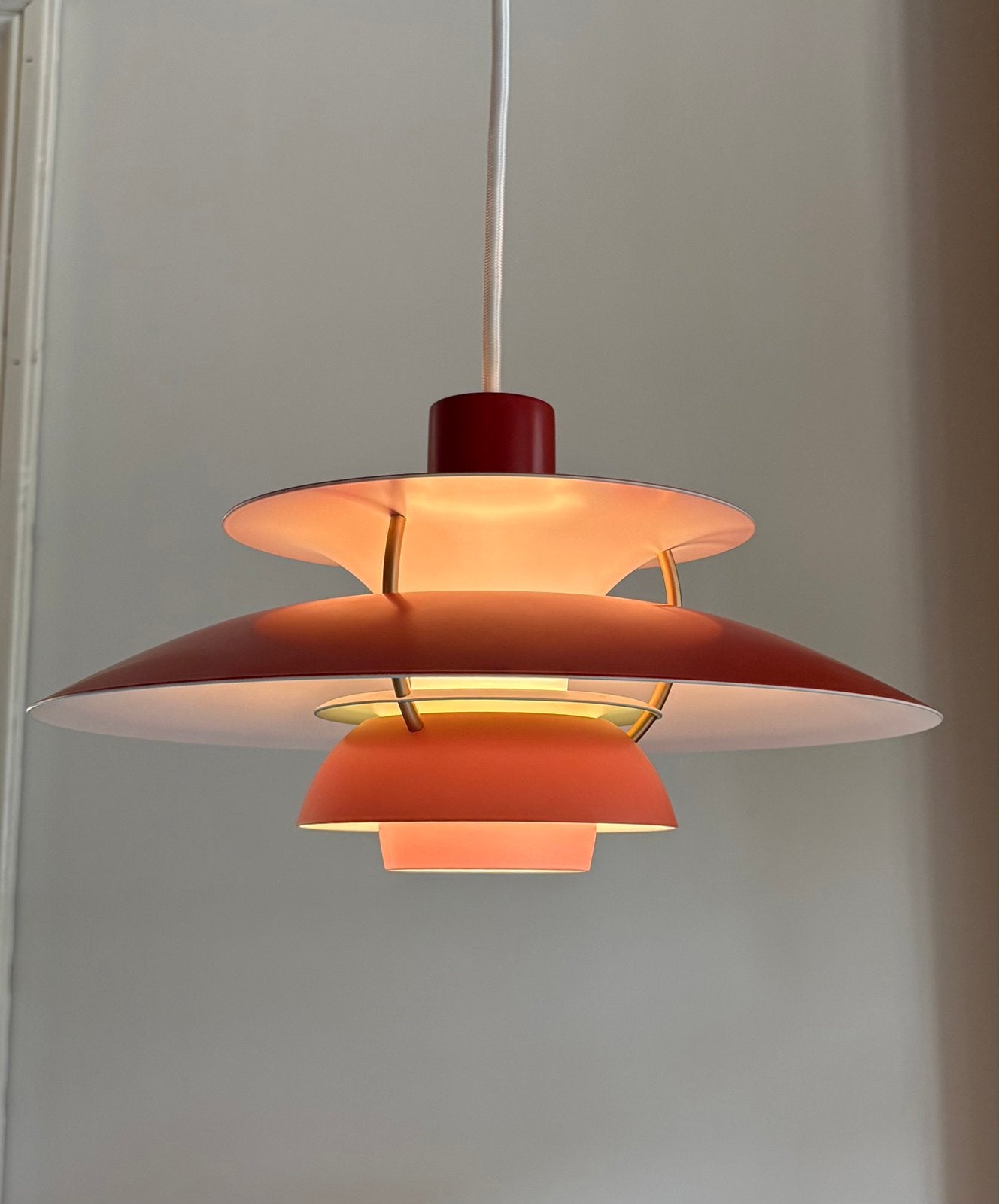 Louis Poulsen PH5 mini Hues of red Nieuw in doos, E14 (klein), Nieuw, X, Metaal