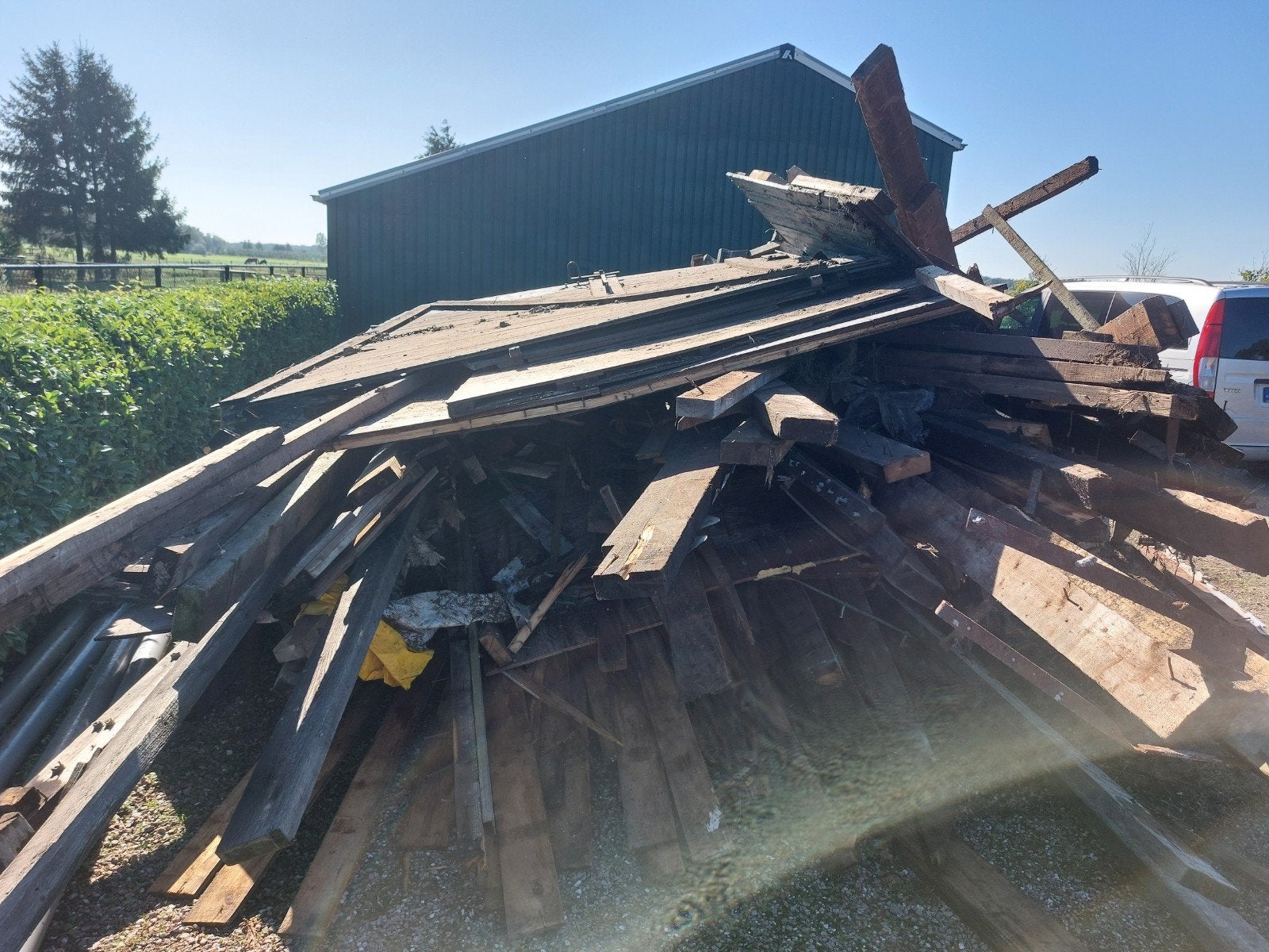 Gratis brandhout, Minder dan 3 m³, Ophalen