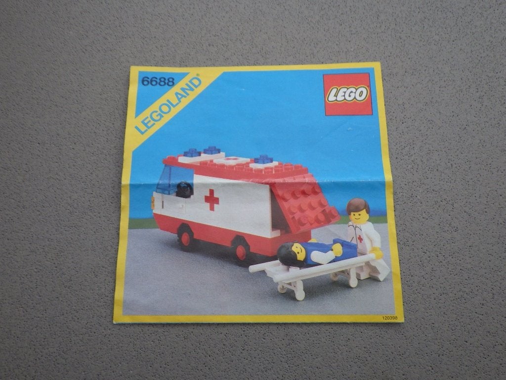 Lego Legoland 6688 boekje, Ophalen of Verzenden, Gebruikt