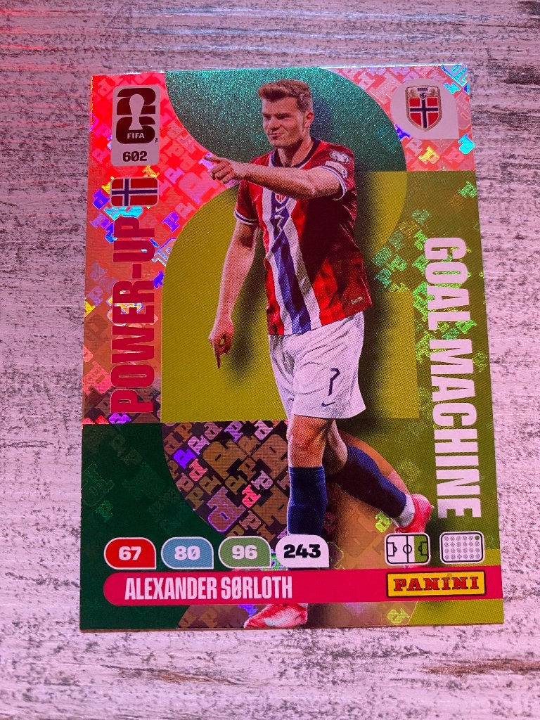 Alexander Sørloth WK 2026 Panini Power-Up Kaart, Hobby en Vrije tijd, Stickers en Plaatjes, Ophalen of Verzenden, Nieuw, Plaatje