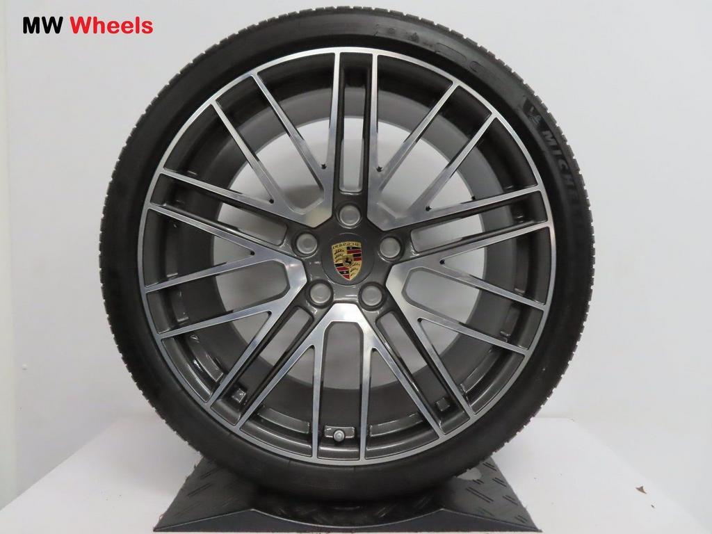 Porsche originele 21 inch velgen 911 992 Turbo winterbanden, 245 mm, -, -, Banden en Velgen