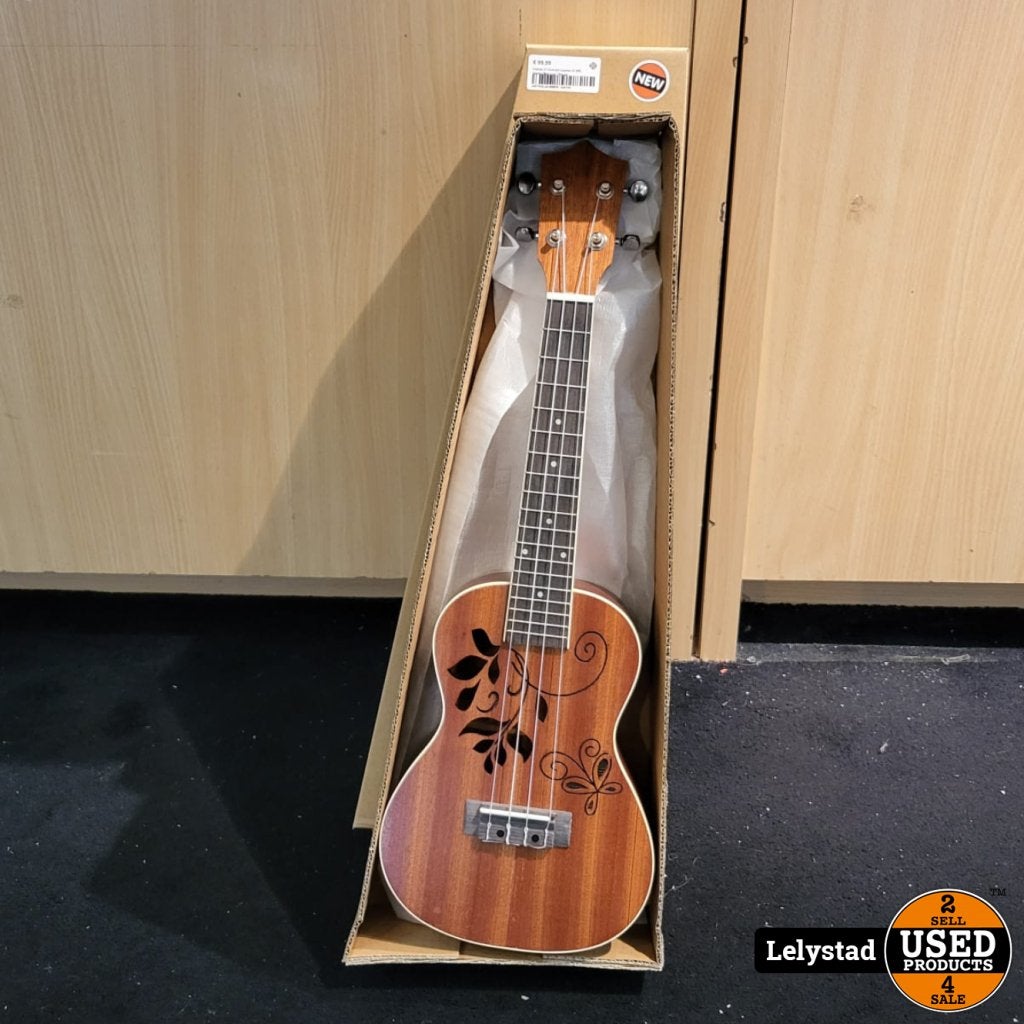 Ukelele Calista 21 Concert Leaves 23 SPL Sapele/Mahonie | Ni, Flex Ltd., Gebruikt, https://flex.com/contact-us, Nobelstraat 10, 5807 GA Oostrum LB, Limburg, Nederland