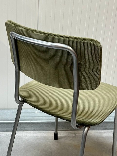 Gispen 1231 eettafelstoel vintage design eetkamerstoel groen, Gebruikt, Overige kleuren, ., Vintage