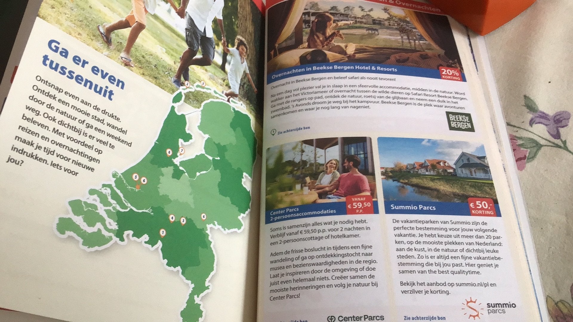 Reizen en overnachten post code loterij 2026/27, Drie personen of meer, Kortingsbon