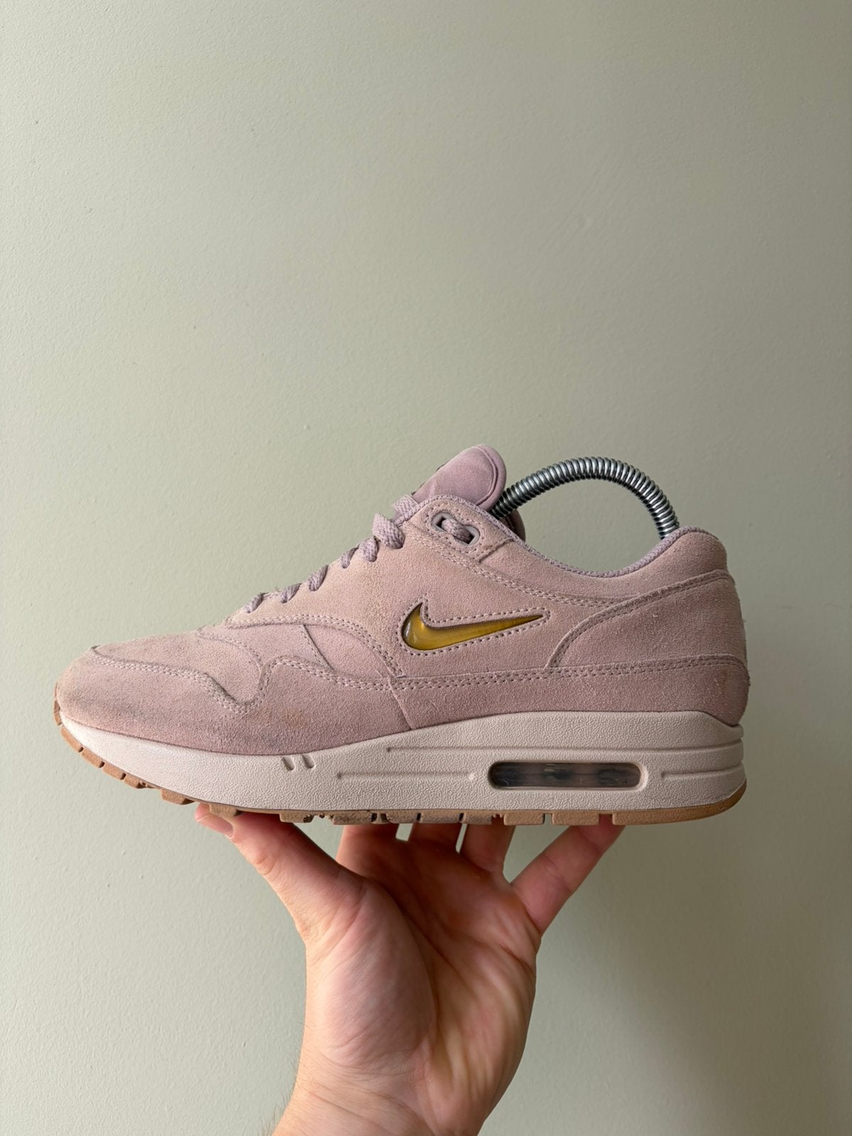 Nike Air Max 1 Jewel Particle Rose / 41, Kleding | Dames, Overige kleuren, Ophalen of Verzenden, Sneakers of Gympen, Zo goed als nieuw