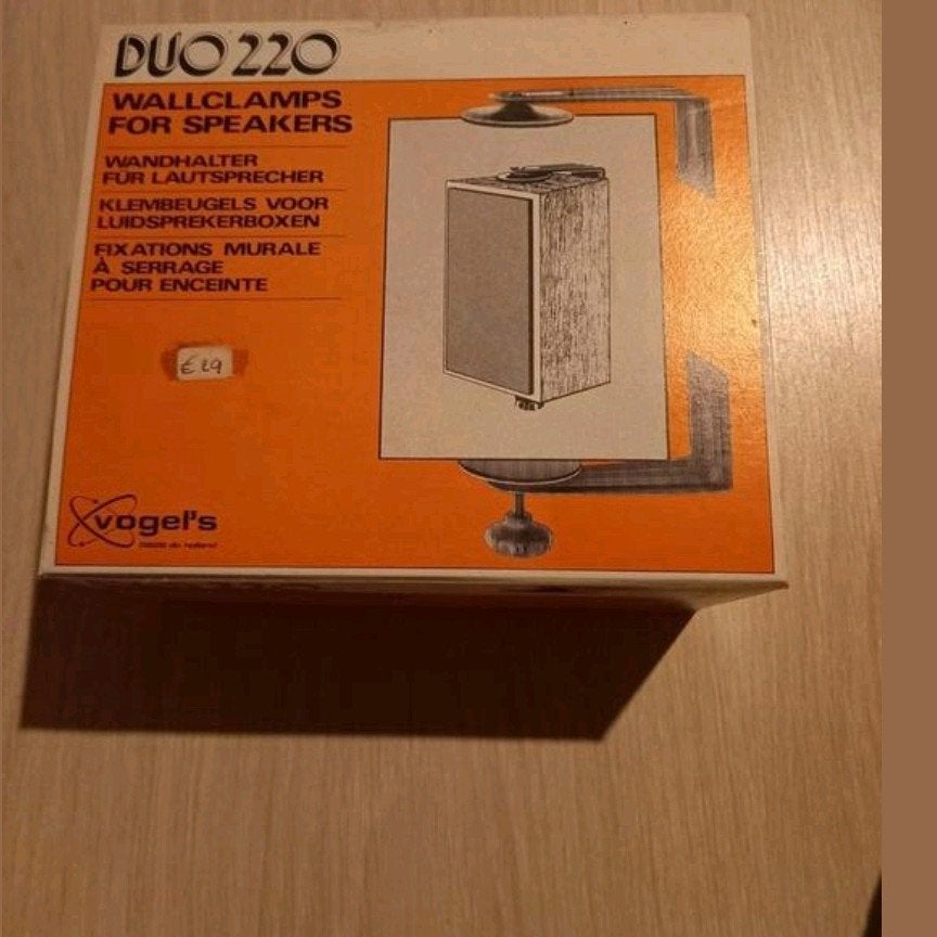 Vogel's DUO 220 Muurbeugels voor Luidsprekers, Overige merken, Inclusief muurbeugels, Overige typen, Nieuw