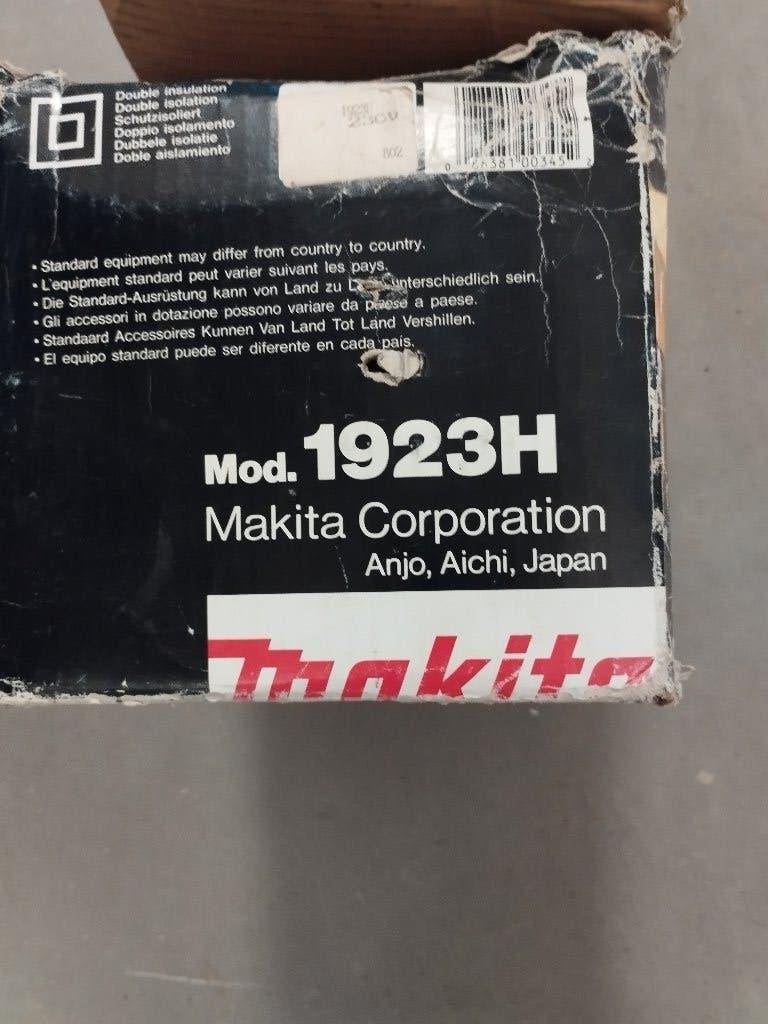 Makita 1923H elektrische schaaf, Ophalen of Verzenden, Zo goed als nieuw, Elektrisch