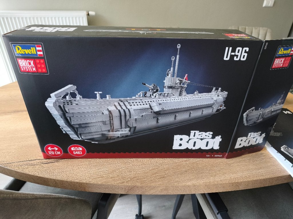 Revell "Das Boot U96" brick system, 6483 onderdelen, 120cm, Hobby en Vrije tijd, Modelbouw | Overige, Ophalen, Zo goed als nieuw