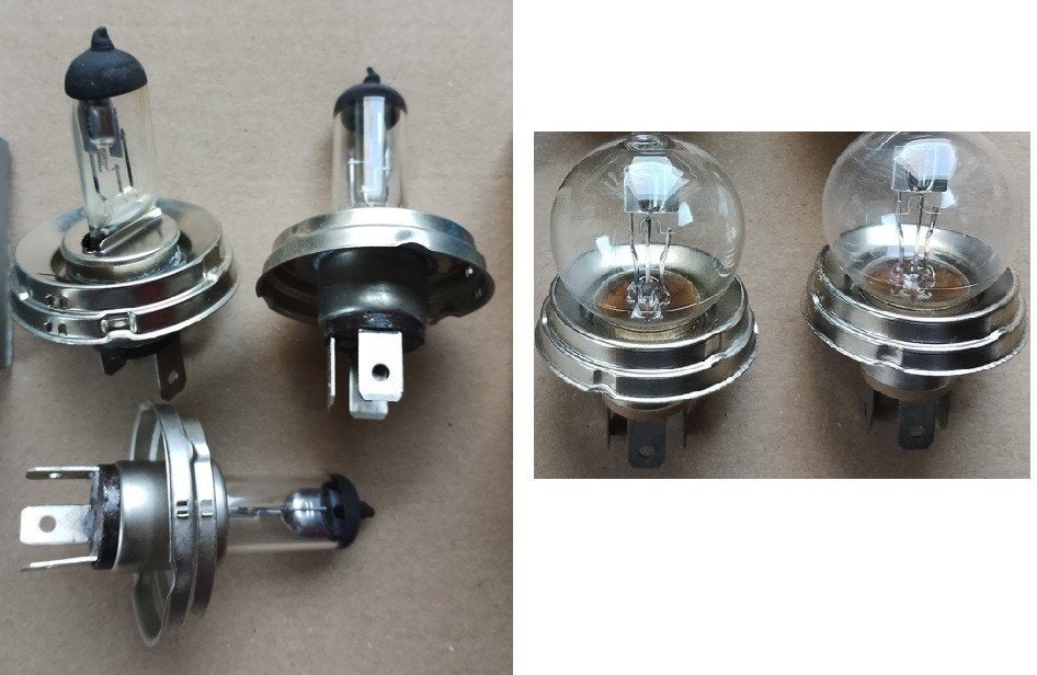 3 halogeen koplamp duplo voet en 2 gewone duplo lamp, Ophalen of Verzenden, Nieuw