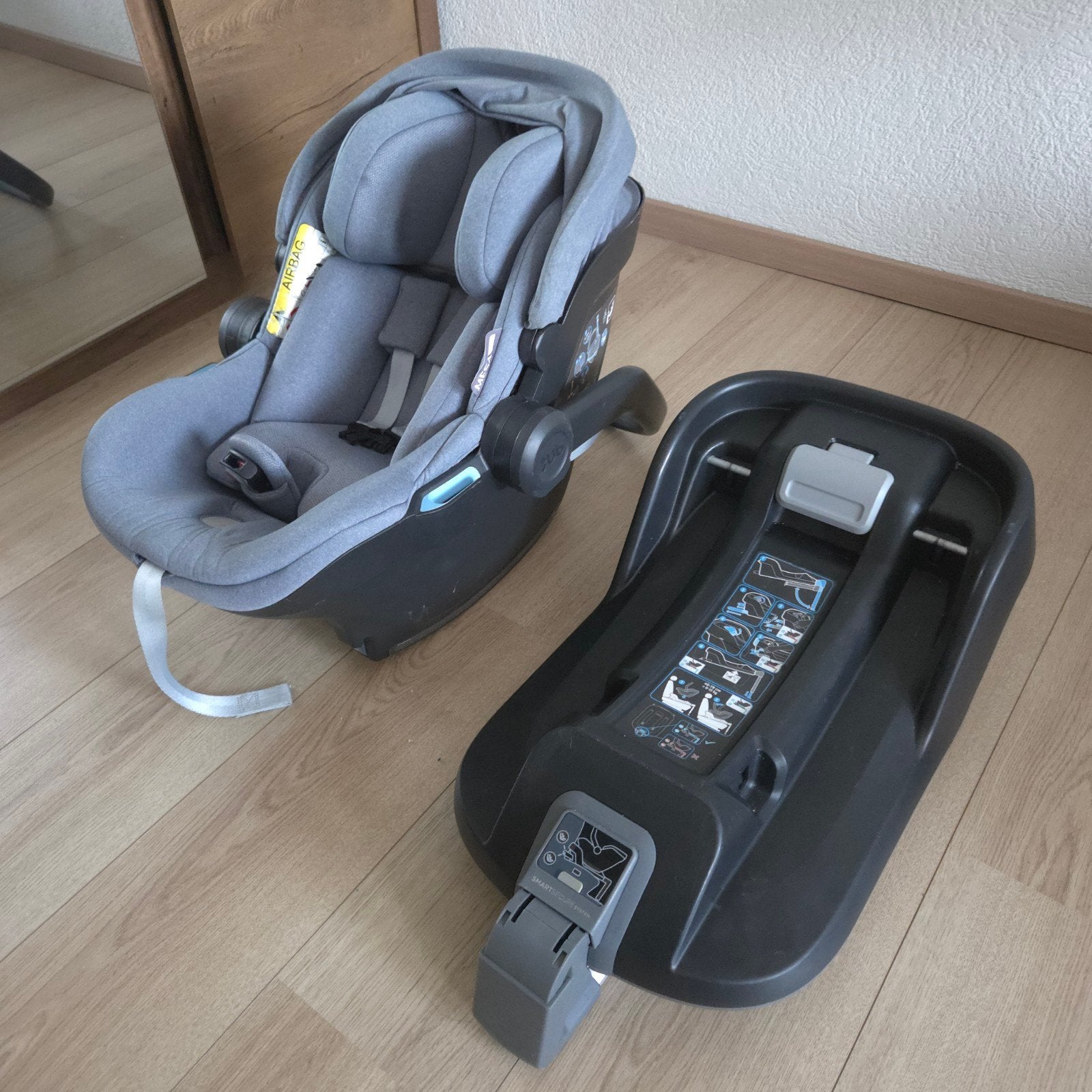 UppaBaby MESA i-Size autostoel met Isofix base, Overige merken, Verstelbare rugleuning, Ophalen of Verzenden, Zo goed als nieuw